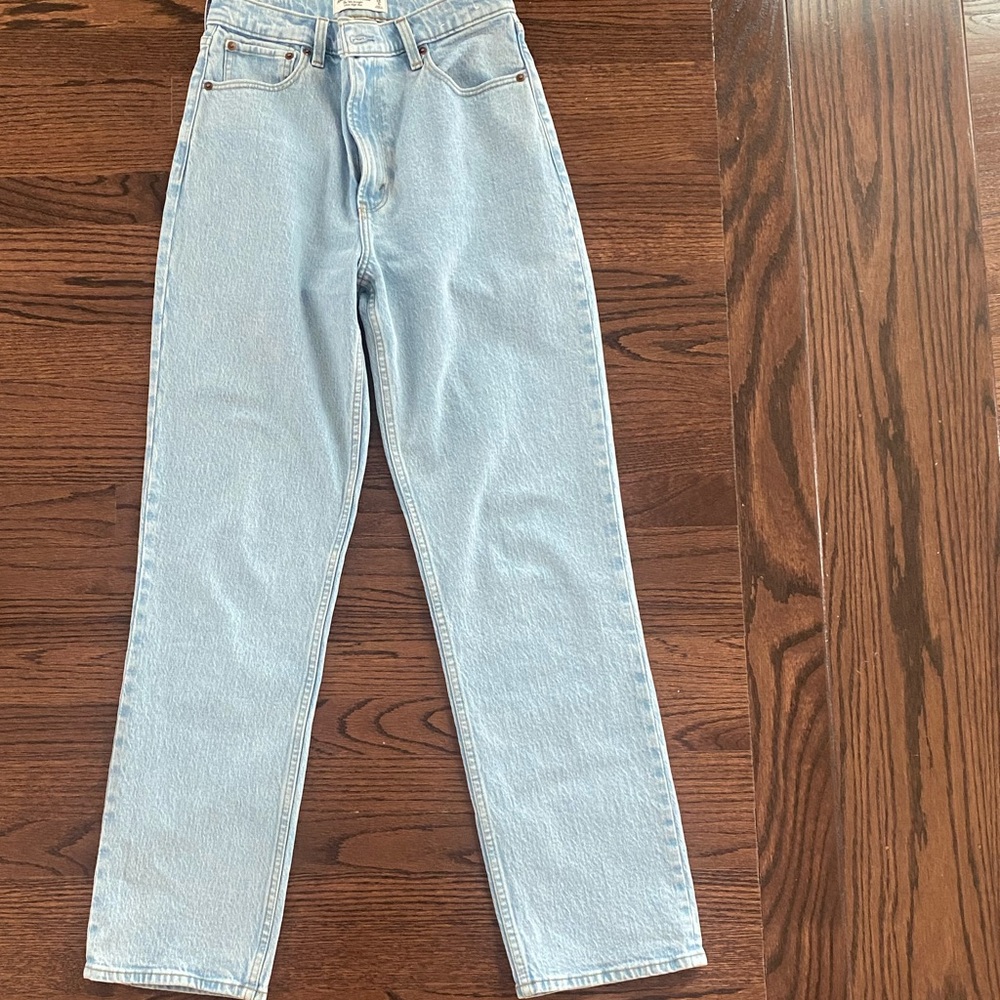90s straight Ultra High Rise